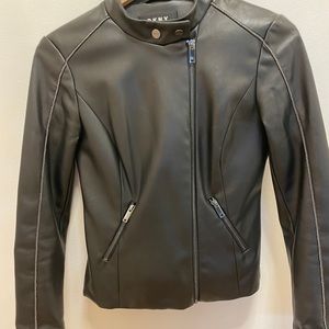 DKNY faux leather jacket